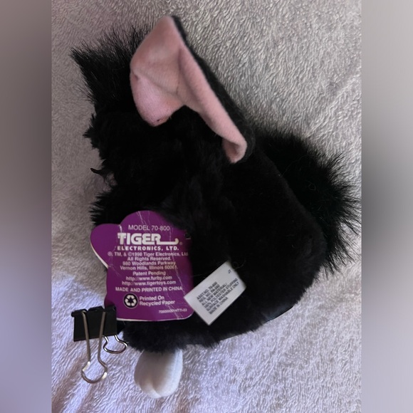 Vintage - 1998 Furby - black with white feet - Picture 4 of 7